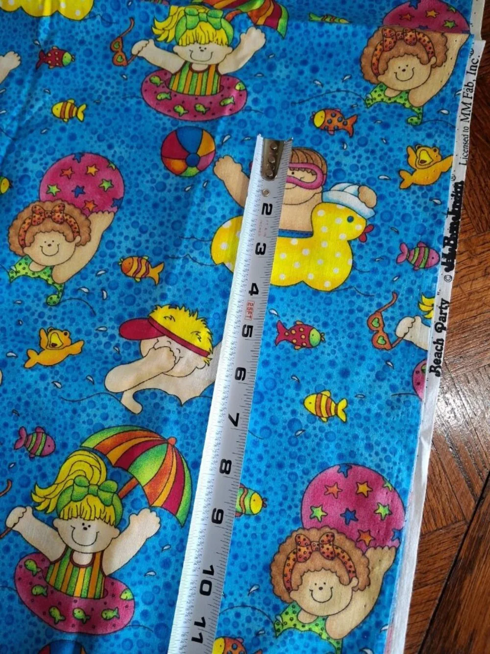 Jelly Bean Junction Beach Party Fabric Panel -2 Yards-